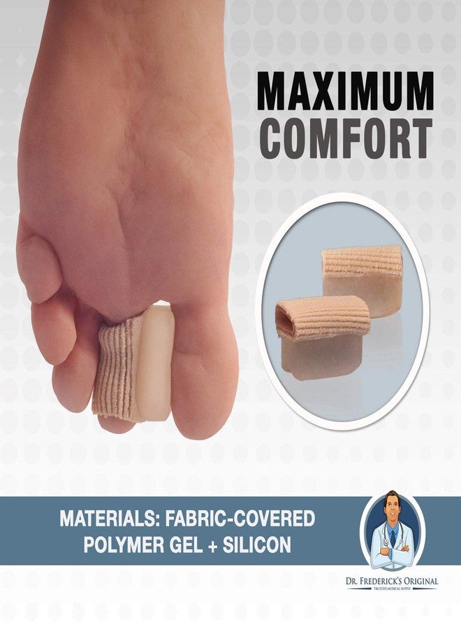 Dr. Frederick's Original Fabric Toe Protectors - 4 ct - Bunion Relief Toe Spacer Set - Fabrigrip Separator Caps for Men & Women - Image 4